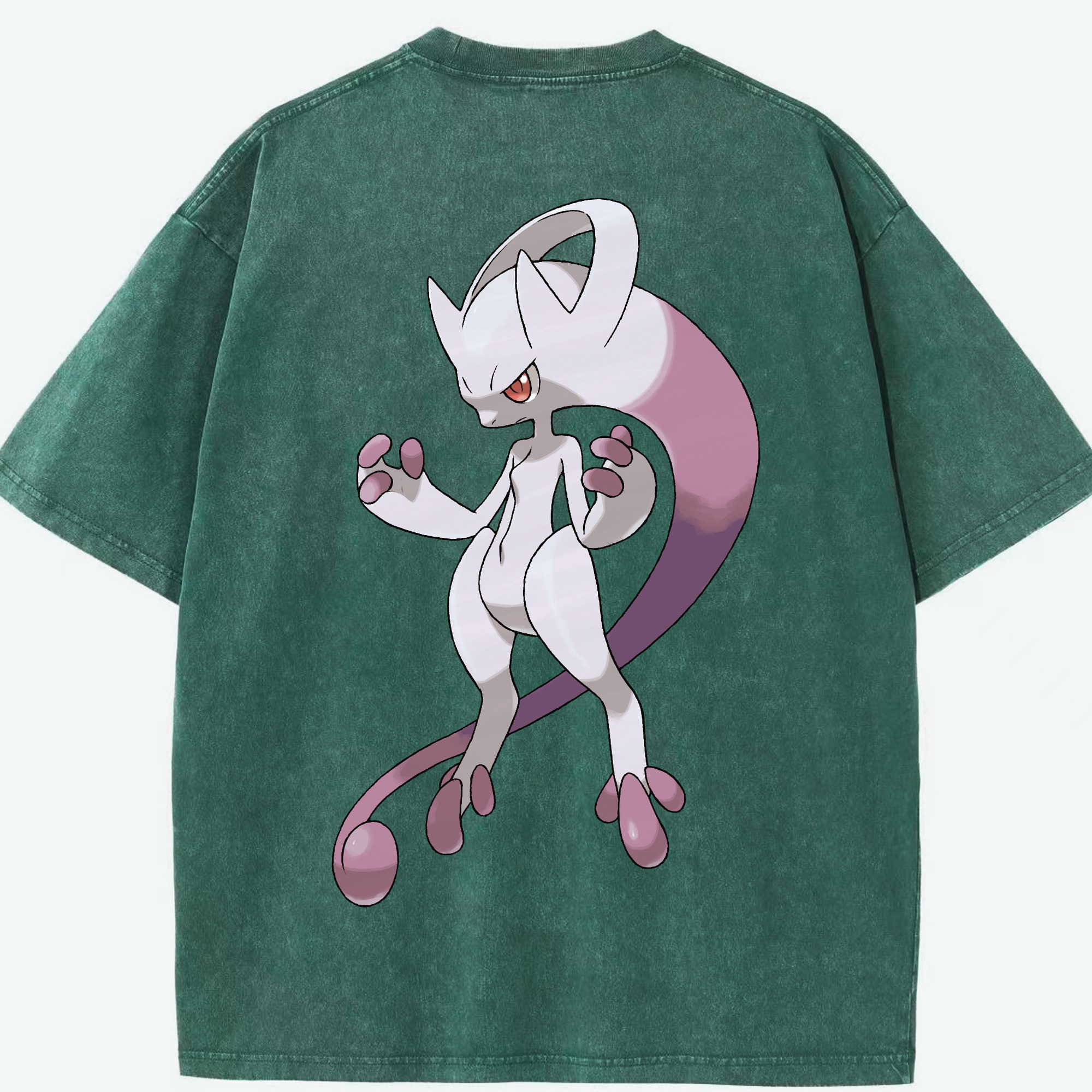 （画像用） ポケットモンスター Pokémon 綿100% ヴィンテージ風 半袖Tシャツ（背面プリント）